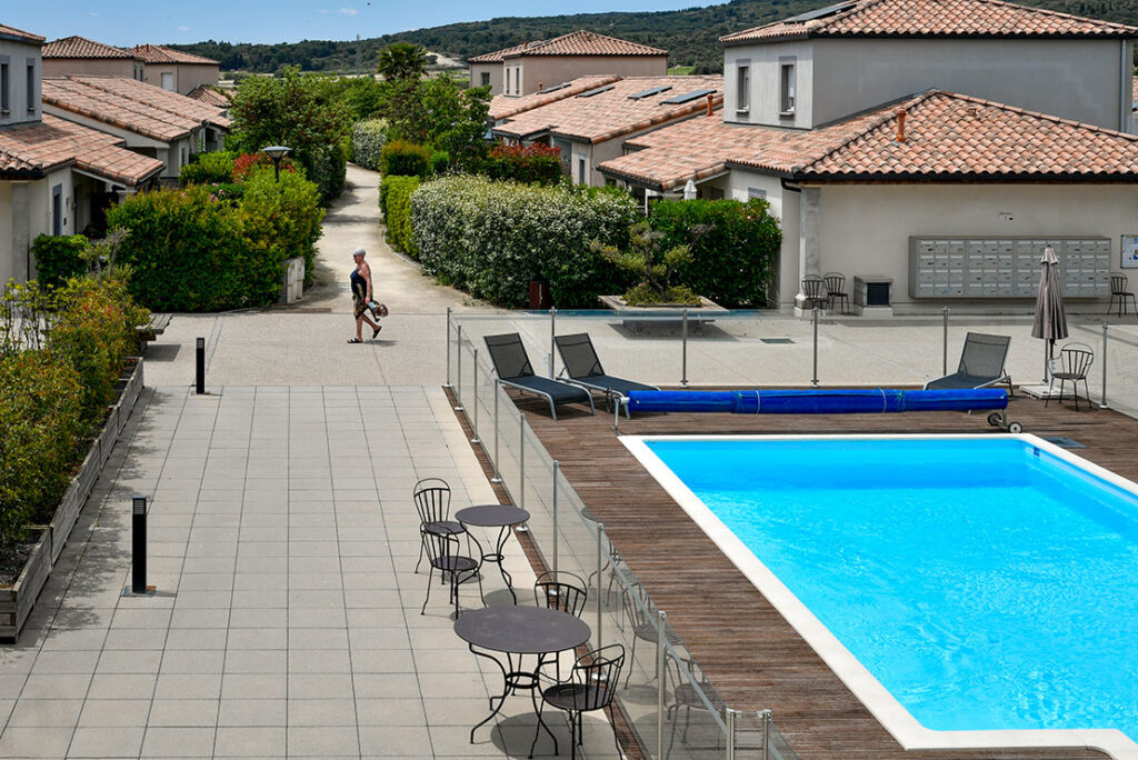 Domaine de Maleska, vu sur la piscine